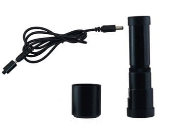 iOptron AccuAlignTM dark field illuminated polar scope for a GEM28 mount.