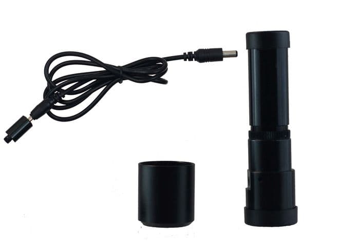 iOptron AccuAlignTM dark field illuminated polar scope for a GEM28 mount.