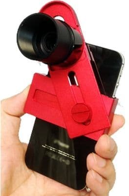 iOptron Universal Smartphone Eyepiece Adapter - Red