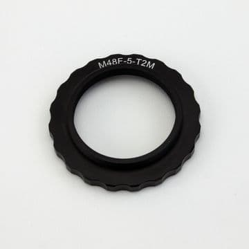 M48 Female to T2 Male Adaptor Converter Ring for Hypercam - Low Profile Easy Grip