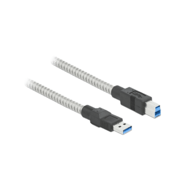 Pegasus Astro USB 3.2 Gen 1 cable Type-A Male to Type-B Male With Metal Jacket 0.5m