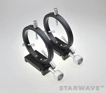 Starwave 110mm Guide Scope Rings with 2x Mini Losmandy Dovetail Clamp