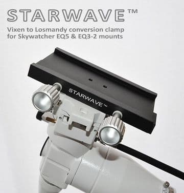 Starwave Vixen to Losmandy Adapter for Skywatcher EQ5 & EQ3-2 iOptron iEQ30 Mount