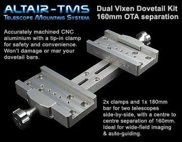 Vixen-type Side-By-Side Mounting System SILVER