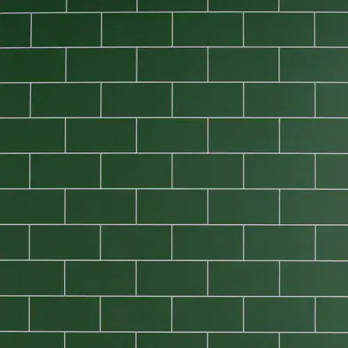 AquaGen Retro Green Tile Single Panel - 1200mm x 2400mm - Waterproof Wall Panel