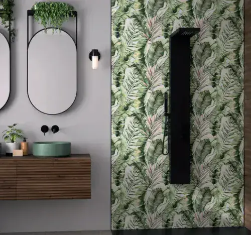 Kinewall Banana Trees 1250mm x 2500mm Shower Wall Panel