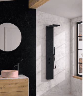 Kinewall Pink Marble 1250mm x 2500mm Shower Wall Panel