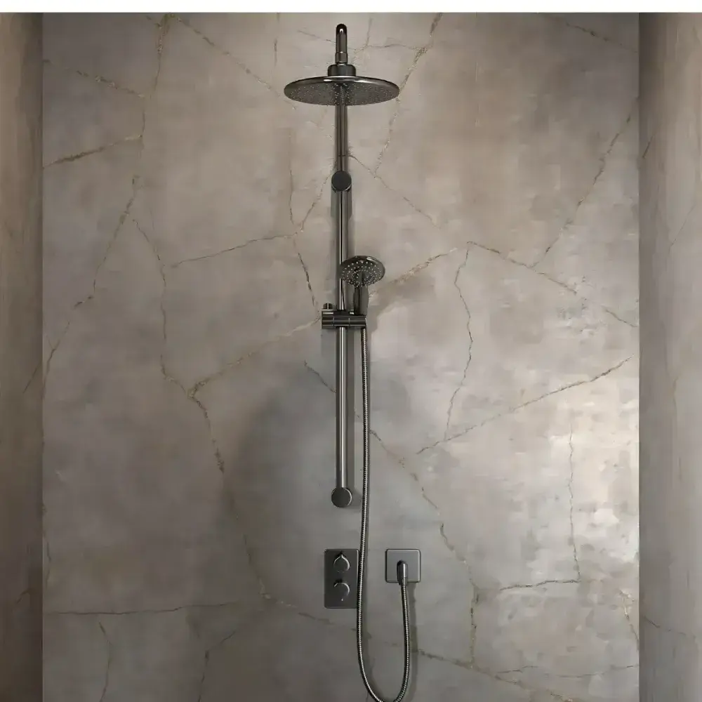 Mermaid Elite Shower Panels - Gold Stone