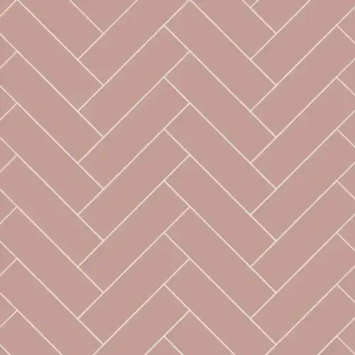 Multipanel Antique Rose Herringbone Tile Collection