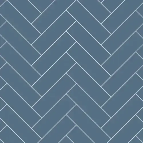 Multipanel Misty Blue Herringbone Tile Collection