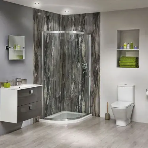 Nuance 1200 x 1200mm Shower Corner Kit A