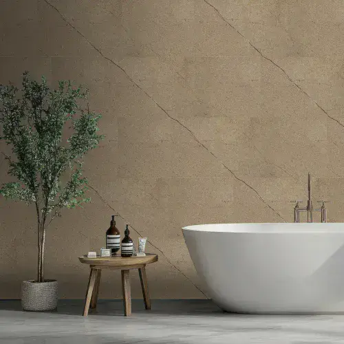 SolidCore Earth Stone Wall Tile Set  4 x 300 x 1200mm Tiles  Easy Fit