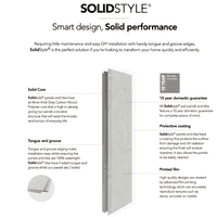 SolidCore Pearl Wall Tile Set  4 x 300 x 1200mm Tiles  Easy Fit