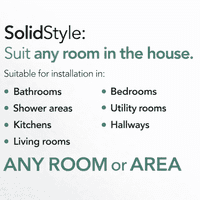 SolidCore Pearl Wall Tile Set  4 x 300 x 1200mm Tiles  Easy Fit