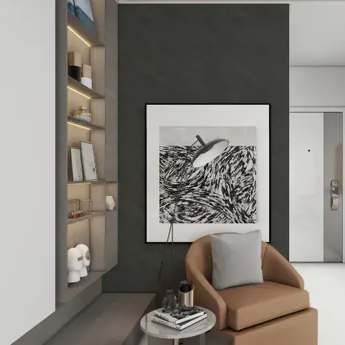 SolidCore Stone Carbon Textured Wall Panel Set 2 x 600 x 2400mm Easy Fit | 1200mm Wide Coverage