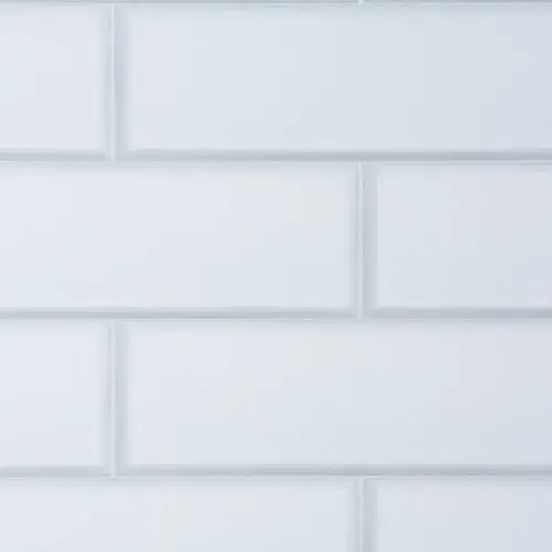 Wet Wall Modern Range London Tile White PVC Shower Panels - Various Sizes