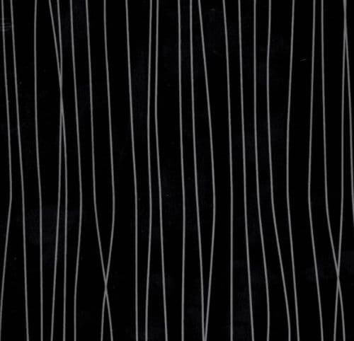 Wet Wall PVC Shower Panels - 1000mm Wide - Black Strings