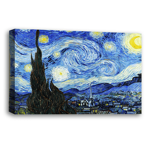 Van Gogh Wall Art Print Starry Night Framed Canvas Picture Ready to Hang