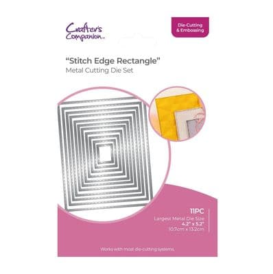 Crafter's Companion Die Set - Stitch Edged Rectangles