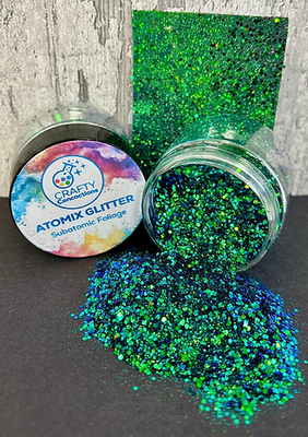 Crafty Concoctions Atomix Glitter - Subatomic Foliage
