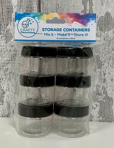 Crafty Concoctions - Storage Containers Pack of 6