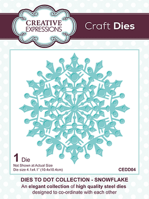 Creative Expressions Die  - Dies to Dot Snowflake