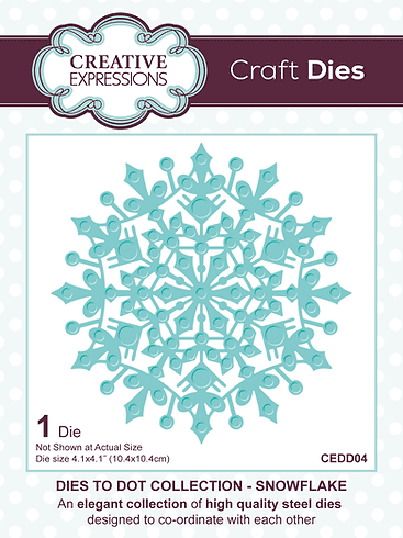 Creative Expressions Die  - Dies to Dot Snowflake