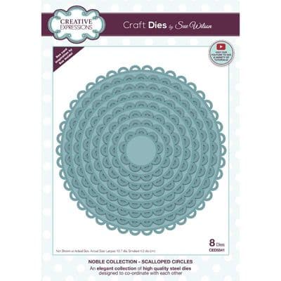 Creative Expressions Die Set - Scalloped Circles