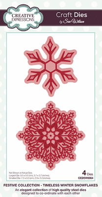 Creative Expressions Die Set - Timeless Winter Snowflakes