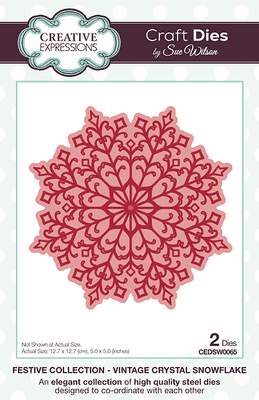 Creative Expressions Die Set - Vintage Crystal Snowflake