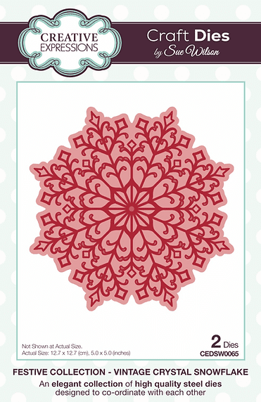 Creative Expressions Die Set - Vintage Crystal Snowflake