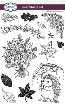 Creative Expressions Stamp Set - Autumn Bouquet