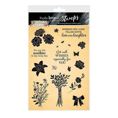 Hunkydory A5 Stamp Set - Blooming Bouquet Silhouettes