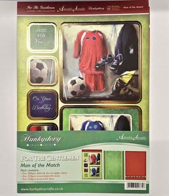 Hunkydory Card & Topper Pack - Man of the Match
