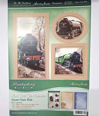 Hunkydory Card & Topper Pack - Steam Train Ride
