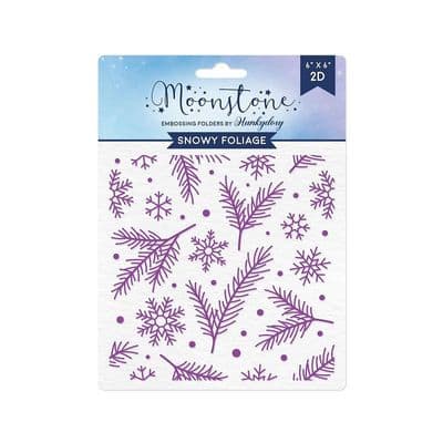Hunkydory Embossing Folder - Snowy Foliage