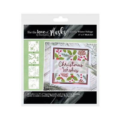 Hunkydory Festive Layering Mask - Festive Foliage