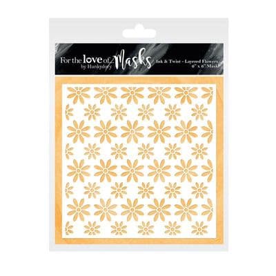 Hunkydory Ink & Twist Mask - Layered Flowers