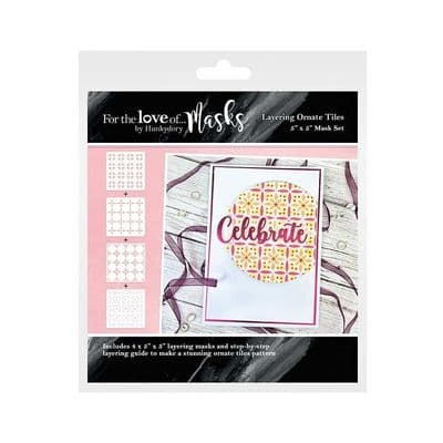 Hunkydory Layering Mask - Ornate Tiles
