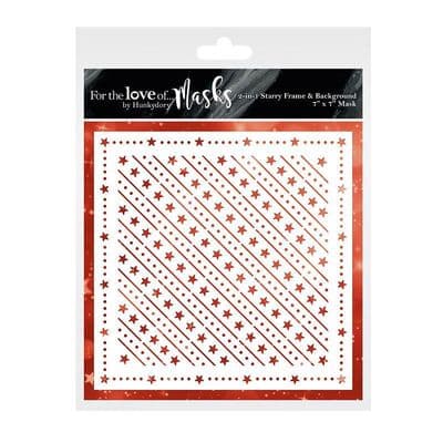 Hunkydory Mask - 2-in-1 Starry Frame & Background