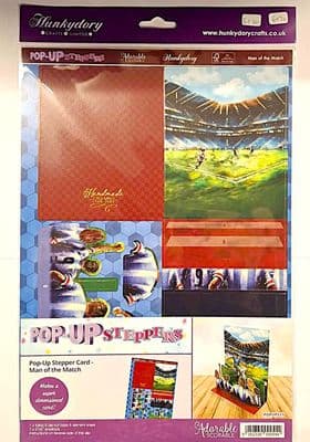 Hunkydory Pop-up Stepper Card Kit - Man of the Match