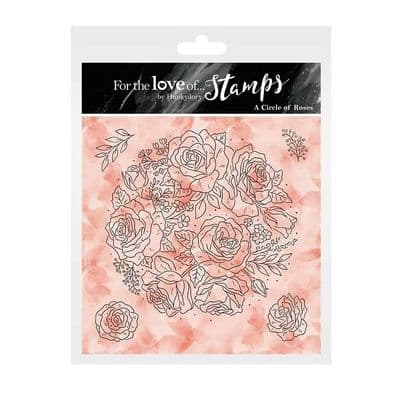 Hunkydory Stamp Set - A Circle of Roses