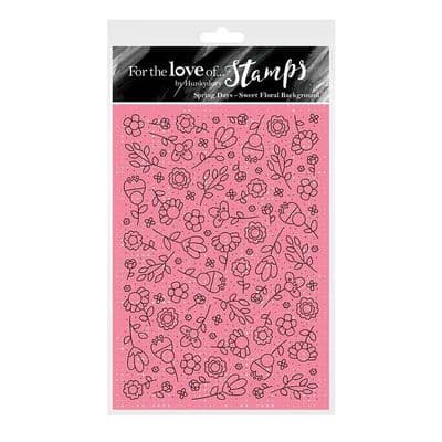 Hunkydory Stamp - Sweet Floral Background