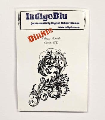 IndigoBlu Dinkie Stamp - Vintage Flourish