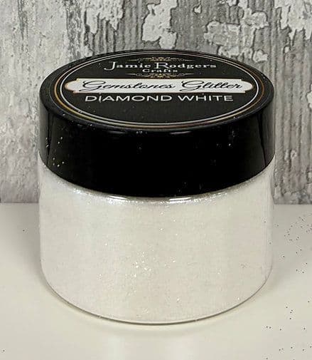 Jamie Rodgers Crafts Gemstones Glitter - Diamond White