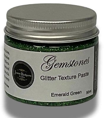 Jamie Rodgers Crafts Gemstones Glitter Texture Paste - Emerald Green