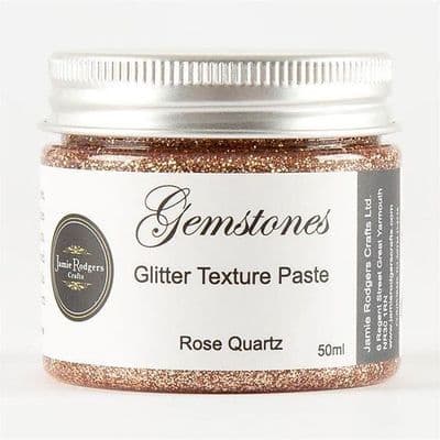 Jamie Rodgers Crafts Gemstones Glitter Texture Paste - Rose Quartz