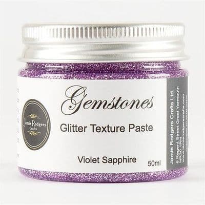 Jamie Rodgers Crafts Gemstones Glitter Texture Paste - Violet Sapphire
