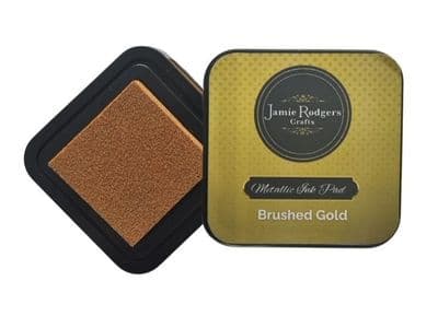 Jamie Rodgers Crafts Metallic Ink Pad - Brushed Gold