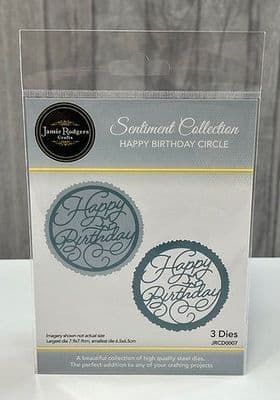 Jamie Rodgers Die Set - Happy Birthday Circle